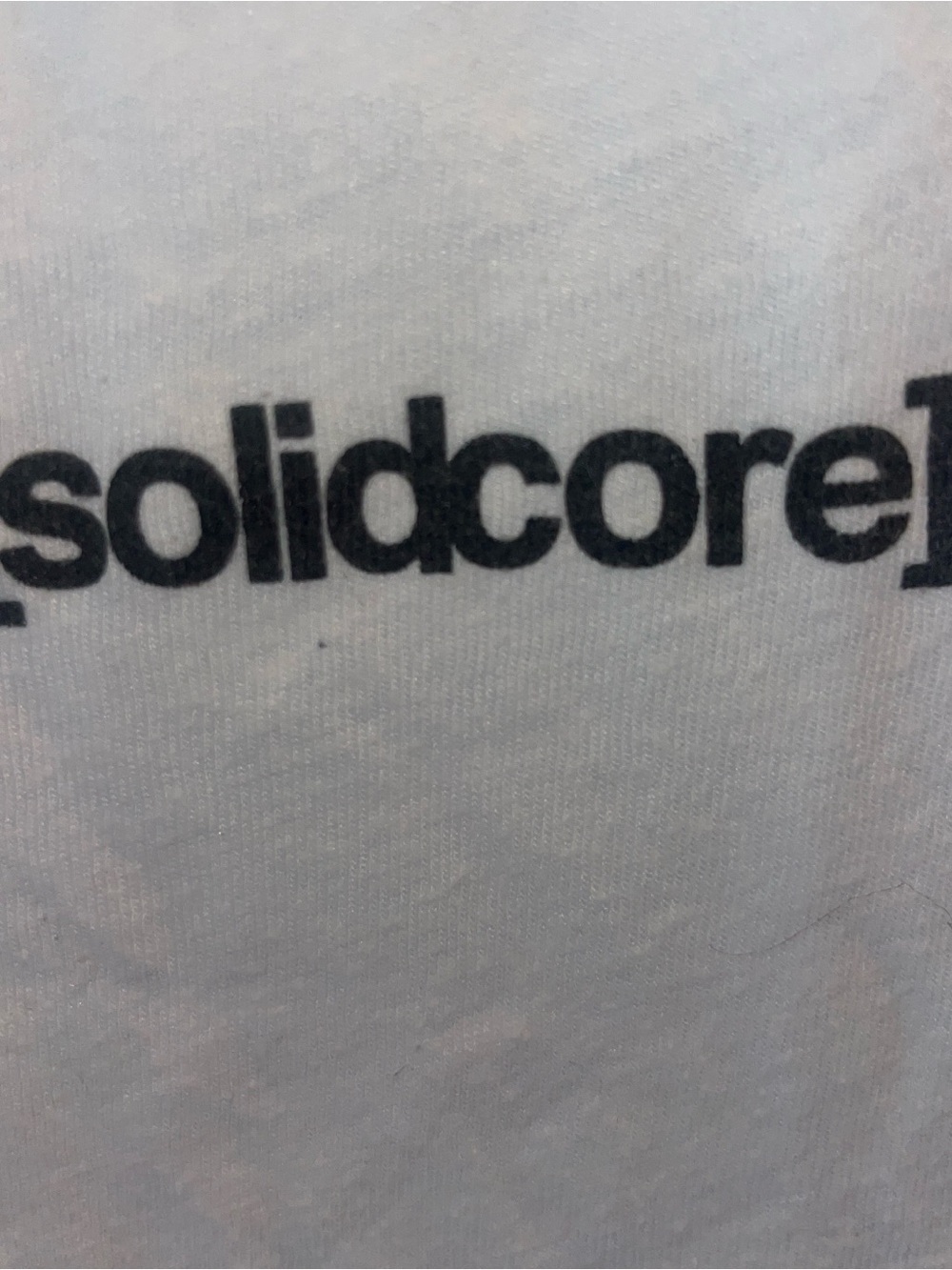 Solid White Crop Top with Black Logo